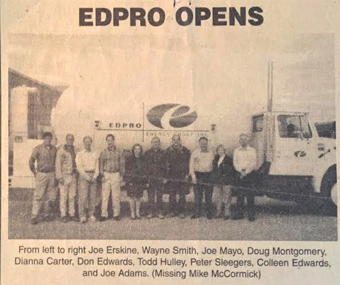 EDPRO Opens Newspaper Story